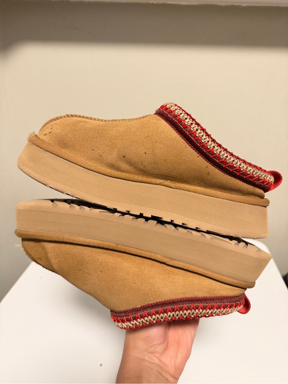 Ugg Tazz II Platform Slippers Chestnut Women’s US 7 EU 38 - Picture 5 of 9